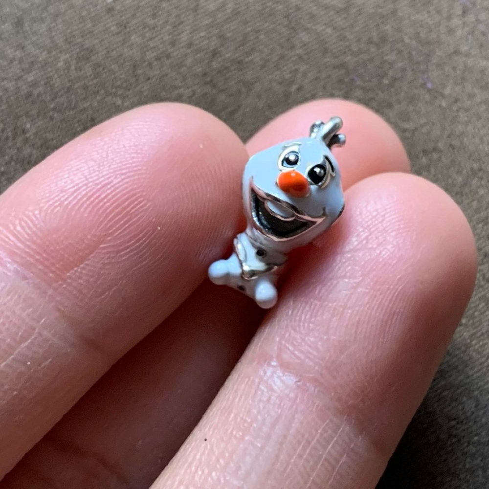 NWOT Frozen Olaf Charm Sterling Silver 925